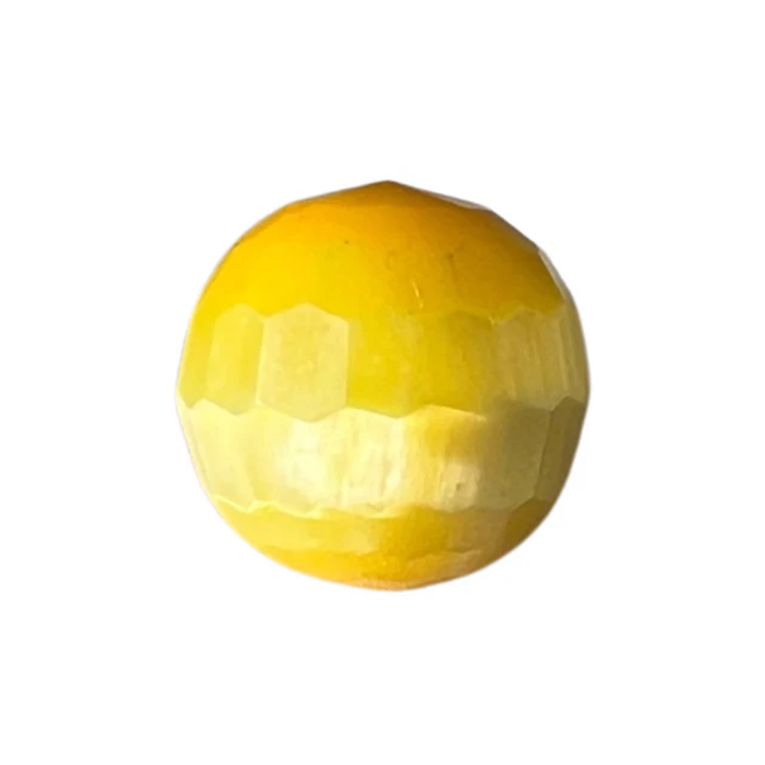 Faceted Yellow Fiber