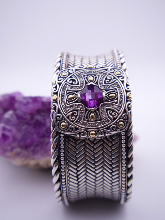 Amethyst Cuff